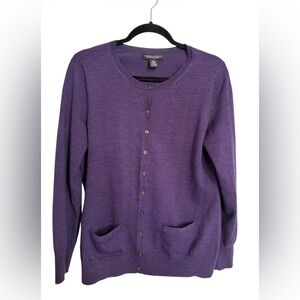Banana Republic Rich Purple Cardigan